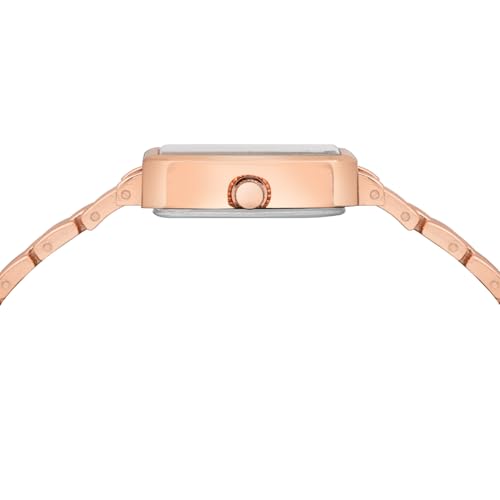 Image of LOUIS DEVIN Silver /Brown /Rose Gold Bracelet Metal Chain Analog Wrist Watch for Women (Blue /Green /Pink /Black /Silver /Brown /Rose Gold Dial) | LD-LS193-CH