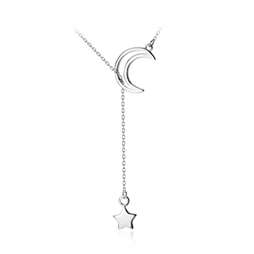 Collier lune et étoile en argent pour illuminer vos tenues d'été