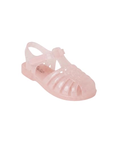 Sandalias de gelatina con purpurina para niñas, zapatos de playa de verano infantiles