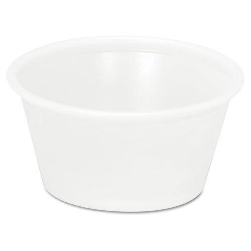 Pct YS200 2 oz. Plastic Souffle & Portion Cups - Translucent