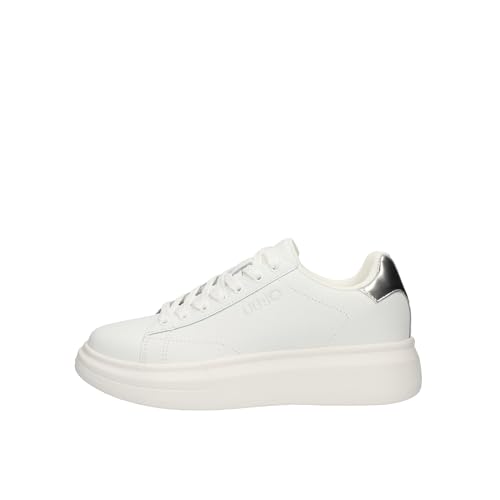 Scarpe Liu-Jo Sneaker Babol 01 Pelle White/Silver D25LJ19 4F4753 PX474 04370 38