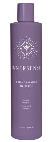 INNERSENSE Organic Beauty - Natural Bright Balance Purple Toning Hairbath | Non-Toxic, Cruelty-Free Haircare (10 fl oz | 295 ml)