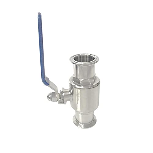 Vanne à boisseau en acier inoxydable 304 usiné pour raccord Tri clamp