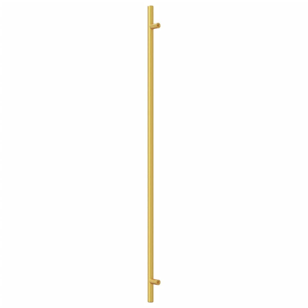 Möbelgriffe 10 Stück Golden 480 mm Edelstahl Schubladengriffe Türknäufe Möbelbeschläge für Schrank, Kommode, Küche, Bad, Schlafzimmer, Wohnzimmer, DIY, Renovierung, Upcycling
