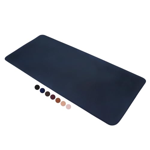 MousePad em Couro Ecologico 90x40cm + Porta-Copos -– Desk Pad Ant...