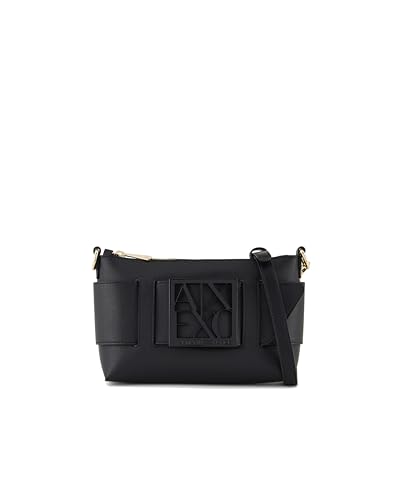 Armani Exchange Bolso Bandolera para Mujer, Piel...