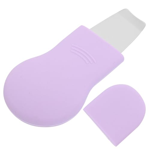 Genérico Limpiador de Puntos Negros de Nariz Espátula Facial de Acero Inoxidable Doble Cabezal para Extracción Profunda de Granos y Sebo, Herramienta Portátil para Cuidado Piel y Limpieza
