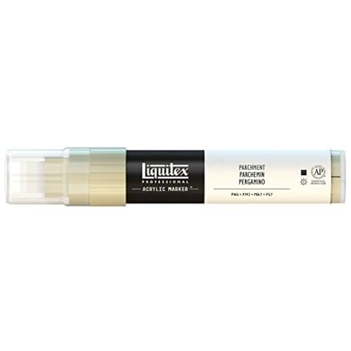 Liquitex Rotulador de Pintura acrílica, Punta Ancha, Pergamino, 15 mm