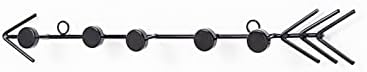 Wall Mounted Coat Rack Simple Creative Metal Decorative Hook Nordic Home Wall Decoration Bedroom Porch Bathroom l Wall Hanging Door Rear Hook Coat Rack Tree (Color : 1) (Brass) image 5