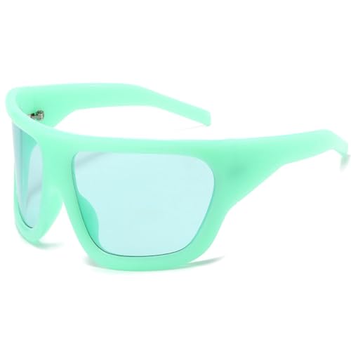 Lunettes de soleil UV400 vintage nuances vert pour look luxe rétro chic