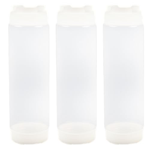 Imagen de 3 botellas exprimidoras de condimentos de 16 onzas