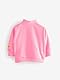 NEXT Sweatshirt mit halblangem Reißverschluss Bright Pink 6 Monate