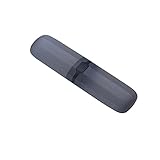 El soporte para cepillos de dientes tiene dos rejillas de ventilación para mantener tu cepillo de dientes seco.