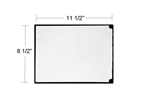 Landscape Blank Tabs - 6 Per Set For Landscape Binders #TOP3
