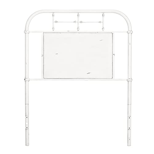 Liberty Furniture Industries Vintage Series Twin Metal Headboard-Antique White, W43 X D2 X H54 #TOP1