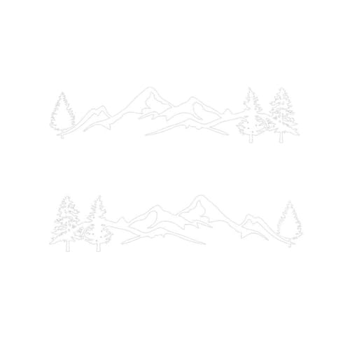 Autocollant scène de montagne vinyle pour personnaliser votre camping-car
