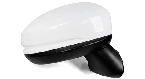 Rétroviseur cassé résolu avec ce miroir électrique blanc gauche
