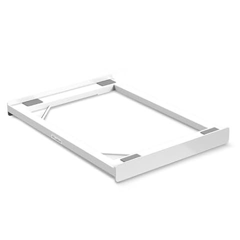 Meliconi Torre Slim L45 656116 Zestaw Nakładek do Pralek, Biały, Do 250 kg