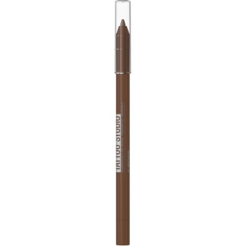 Maybelline New York - Crayon Gel Yeux Effet Tatouage - Waterproof & Tenue 36h - Tattoo Liner - Teinte : Smooth Walnut