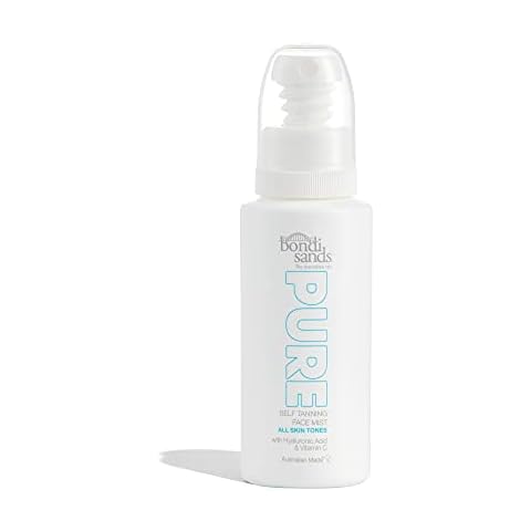 Bondi Sands PURE Self-Tanning Face Mist | Hydrating Lightweight Formula Gives a Natural Golden Glow, Enriched with Hyaluronic Acid, Vitamin C, and Vitamin E, Vegan + Cruelty Free | 70 mL/2.36 Oz Cover