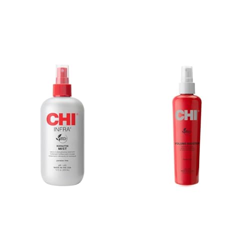 Set CHI Keratin Mist 12 Oz y Volume Booster 8 Oz
