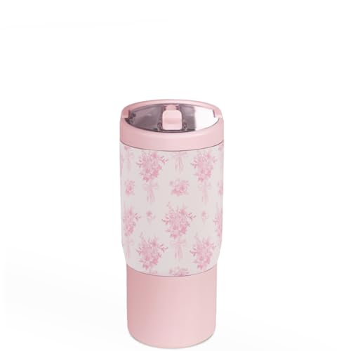 Image of HydroJug Sport 14 oz Insulated Kids Water Bottle with Straw, Bouquet