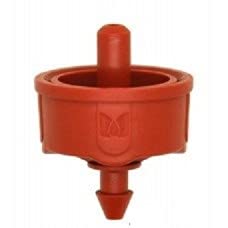 Greenage Dripper Emitter Self Cleaning Pressure Compensating Model (PCD) for Drip Irrigation 4 L/hr Brown/Black-Imported-20 Pcs