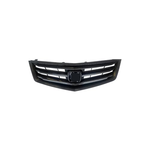Calandre avant effet carbone avec grilles en maille de protection