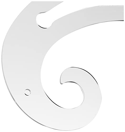 Curva Graphoplex con altuglas transparente de 41,50 cm y cantos mecanizados 3