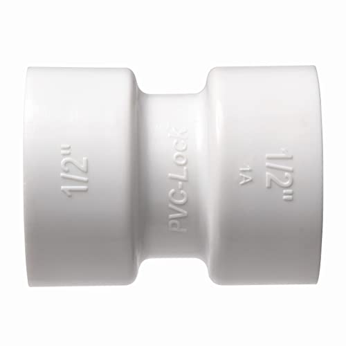 Orbit 33776 Coupling PVC-Lock, 1/2", White - image 2