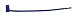 Vestil SECS-F7-BL Polypropylene Security Seal, Sequentially Numbered, Imprinted with "Sealed", 8-1/8", Blue (Pack of 100)