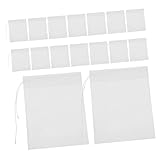 DIYEAH 500 Pièces Reusable Spice Sachet Bags Drawstring Tea Bags Fine Mesh Filter For Coo...