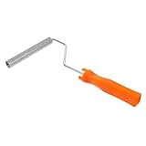 Rouleau à pointes pour ciment autonivelant : cette brosse de qualité spéciale est fabriquée en plastique et en aluminium et offre une large gamme de finitions, rouleau à béton autonivelant