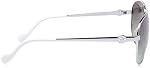 Jessica Simpson J5596 Lunettes de soleil Aviator avec 100% UV Protection pour femme