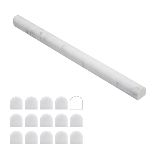 Soulscrafts Carrara Honed Pencil Tile