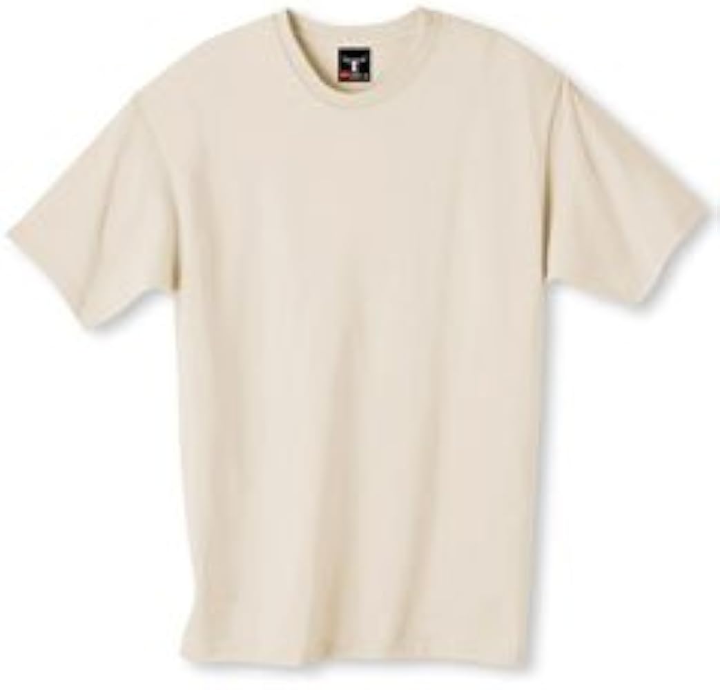 Hanes 5180 Adult 6.1 oz. Beefy-T 30 Colors, Small, Natural
