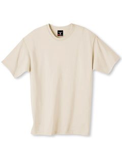 Hanes 5180 Beefy-T t-shirt épais anti-déformation qui ne moule pas en coton doux coloris Natural S