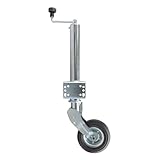 400kg 60mm Anhänger Automatisch faltbares Stützrad Stabilisierendes Bugrad Geeignet für Anhänger, Wohnwagen, Zugfahrzeug