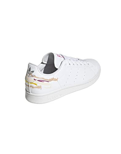 Image of adidas Originals Women Rubber Stan Smith W, Casual Shoes, FTWWHT /PULLIL /SILVMT, UK-6