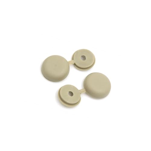 Tapas de rosca beige ACROPIX de 4 mm: protección elegante para los tornillos de tu coche
