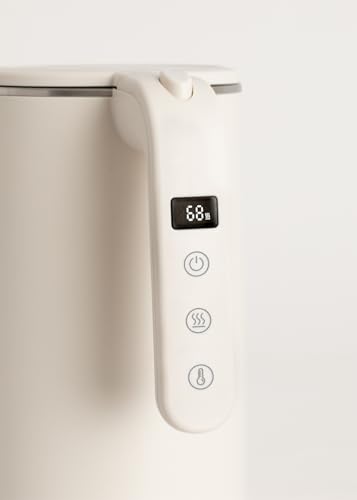 Miniatura 7 de Create Kettle Studio Pro Hervidor Eléctrico De 1l Blanco Roto Control De Temperatura, Función Mantener Caliente, Sistema Recogecables, Apagado Automático, 1000w