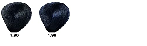 BES HI-FI CREAM HAIR COLOR 1.99 COBALT BLACK miniatura 2