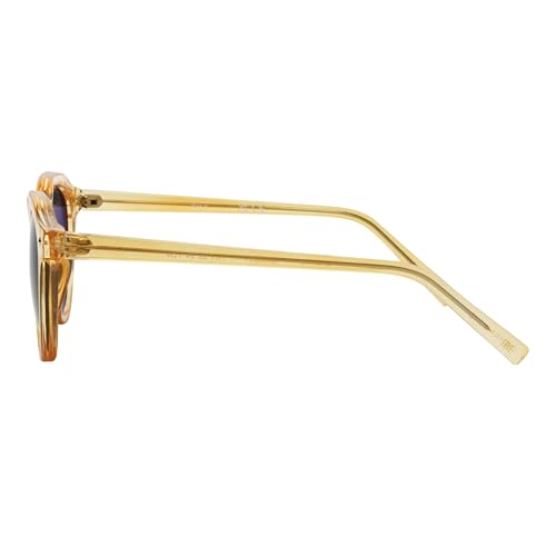 Frye Women's Kara Sunglasses Round, Yellow, 47 mm3