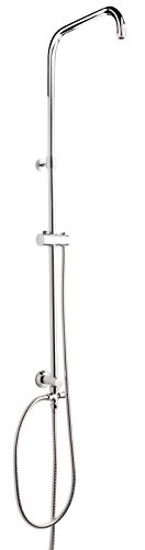 Preisvergleich Produktbild AquaSu Wellness Duschsystem Samsui / Wandstange / Chrom