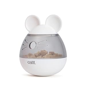 Catit Pixi Snackspender für Katzen | Interaktiver Leckerliball | Maus
