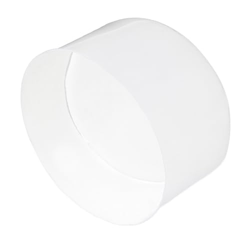 Image of uxcell 2pcs Rubber End Caps 90mm ID Vinyl Round Tube Bolt Cap Cover Screw Thread Protectors Clear, 50mm Height