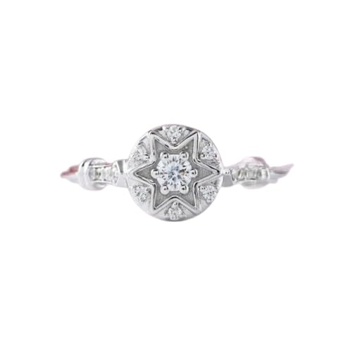 1 Ct Round Cut Diamond Vintage Art Deco Star Shape