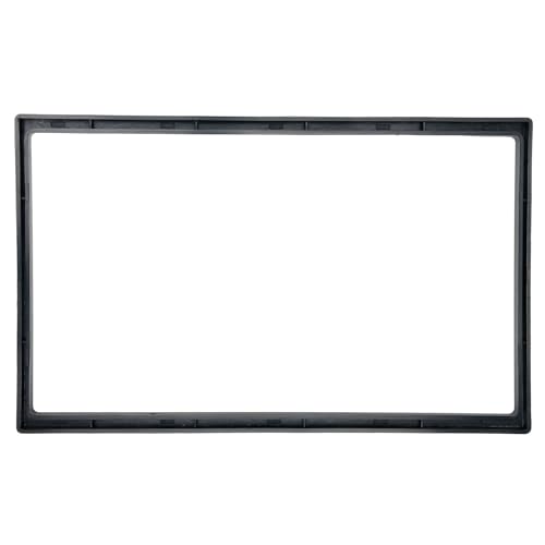 Moliuoly Telaio da incasso 2 DIN in plastica ABS, nero, per display da 7 pollici, sistema audio stereo per auto
