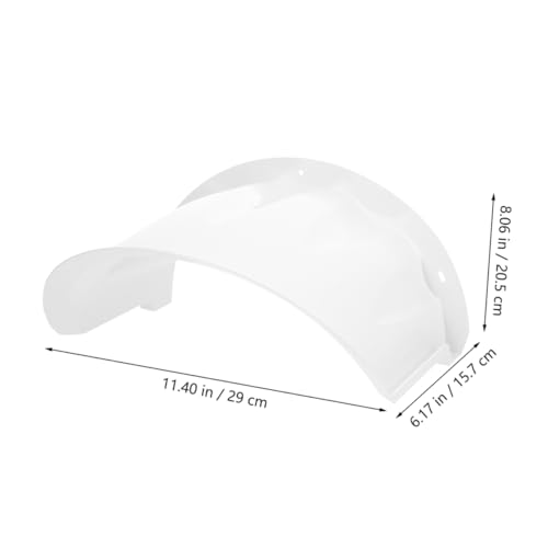 Fundas para cámara de seguridad exterior Hemobllo protectoras impermeables de plástico de 2 piezas 3