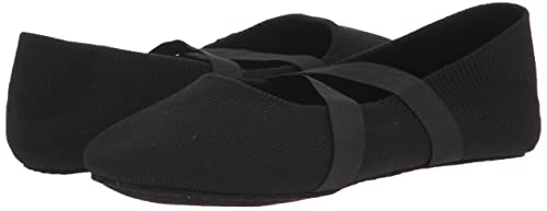 Sangeeson Ballet Shoes For Women(Leather Full Sole, Arch Support, Breathable), Yoga Socks For Men, Jazz Shoes, Dance Shoes Women For Beginner, Barre Slipper Socks Size 7-7.5, Black #TOP6